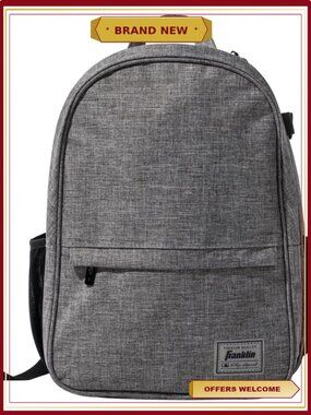 Youth MLB Backpack Baseball School Everyday Use Gear Bag with Fence Hook